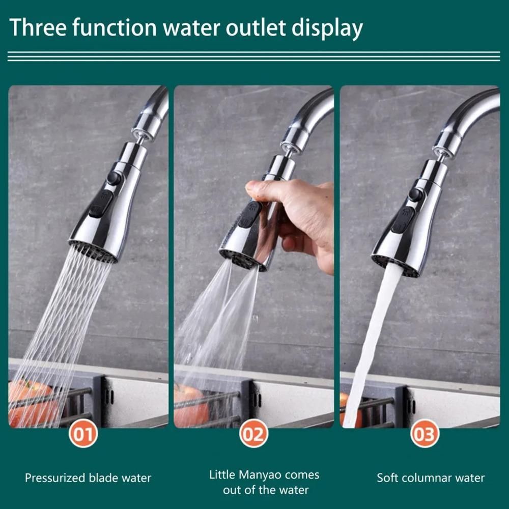 3 Modes Kitchen Sink Faucet - REYNIXX