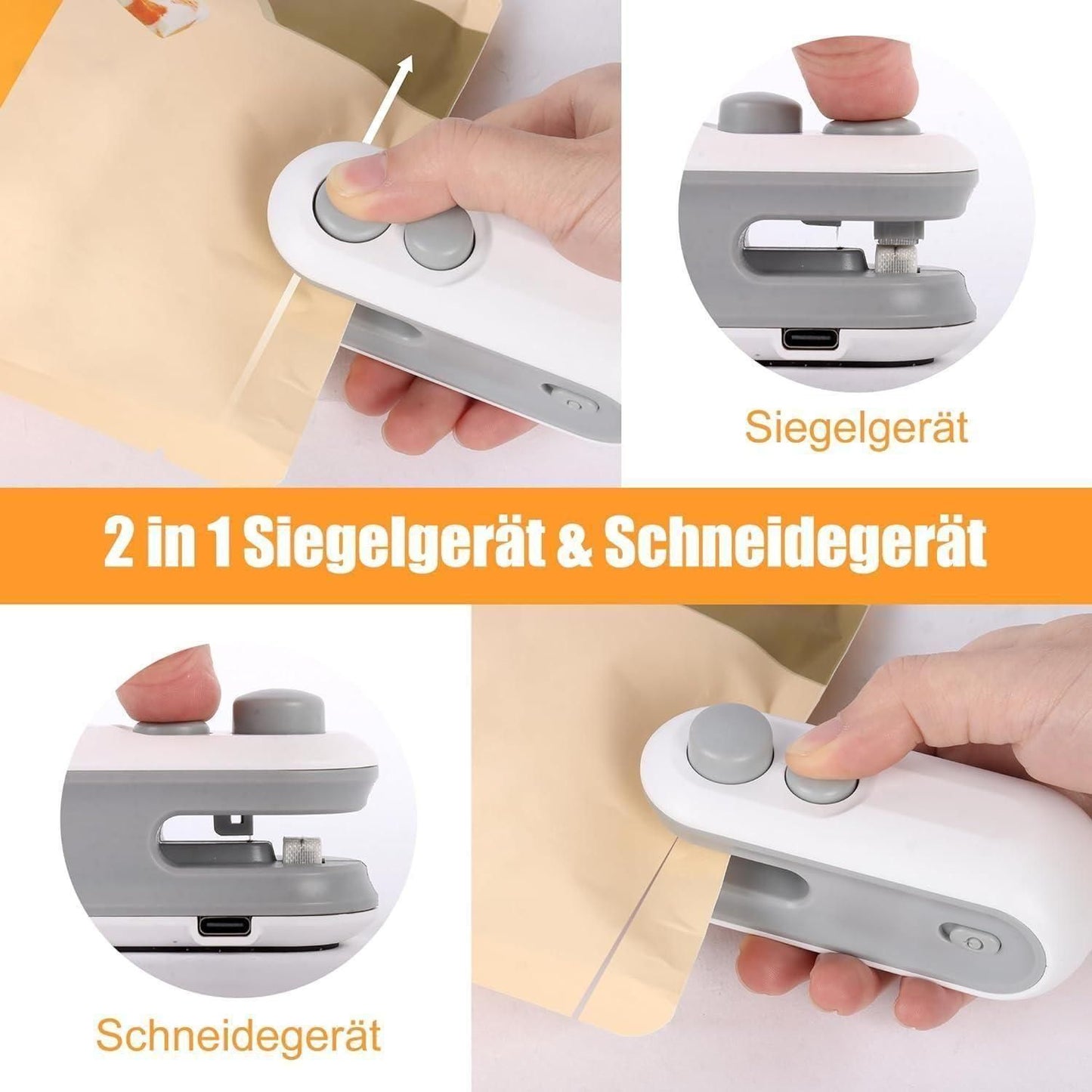 Portable Mini Sealing Machine 2 in 1 | German Technology