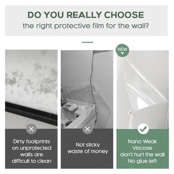 Self- Adhesive Transparent Electrostatic Wall Protection Film - REYNIXX