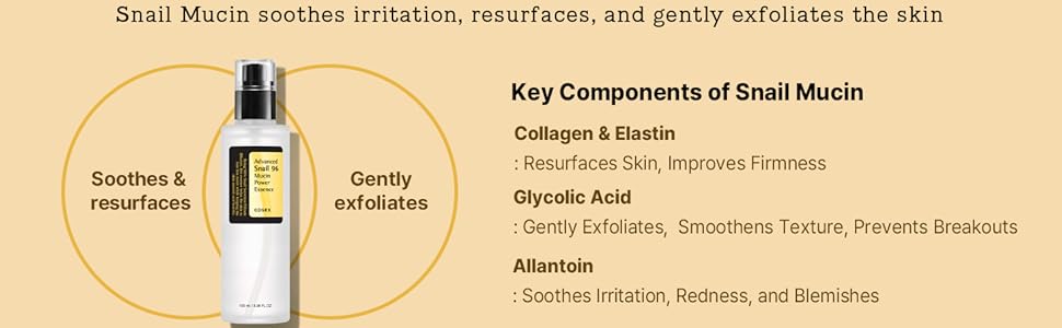 Snail 96 Mucin Power Essence, Advanced Korean Skin Care Serum – Brightens, Repairs, Fades Dark Spots, Deep Hydration, Suitable for All Skin Types – 100ml