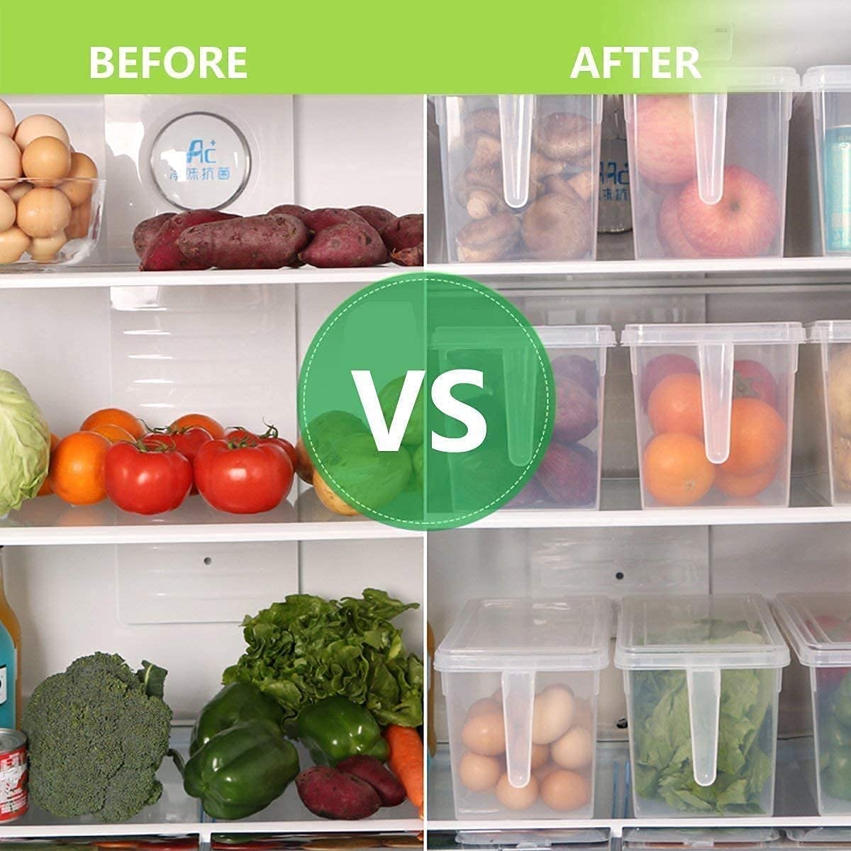 Unbreakable kitchen storage  Basket: Pack of 6 k60che-gk