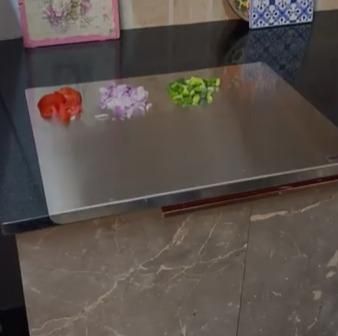Premium Stainless Steel Chopping Board | MultiFunctional Steel Board