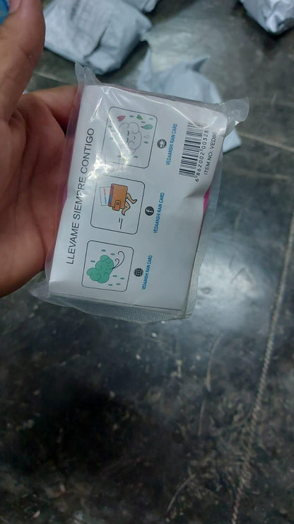 FULLY Reusable Wallet Rain Coat
