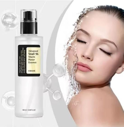 Snail 96 Mucin Power Essence, Advanced Korean Skin Care Serum – Brightens, Repairs, Fades Dark Spots, Deep Hydration, Suitable for All Skin Types – 100ml