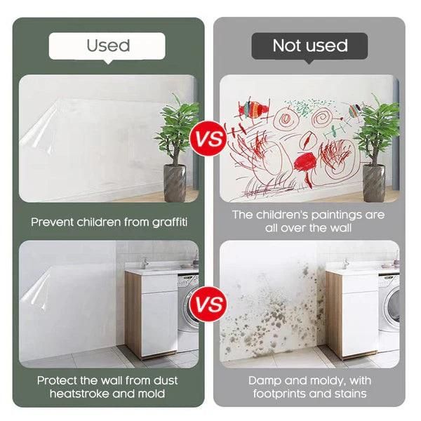 Self- Adhesive Transparent Electrostatic Wall Protection Film Buy 1 Get 1 Free k60che-gk