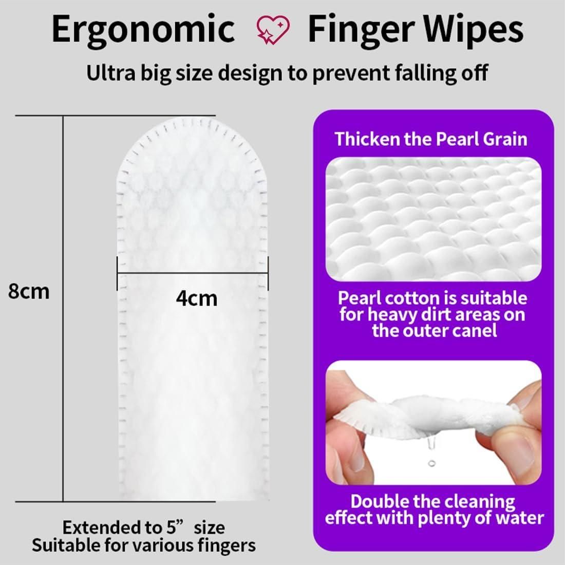 Disposable Dental Finger Wipes For Pets - REYNIXX