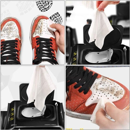 Natural Sneaker & Shoe Cleaner Wipes - 1 Packs of 80 - REYNIXX