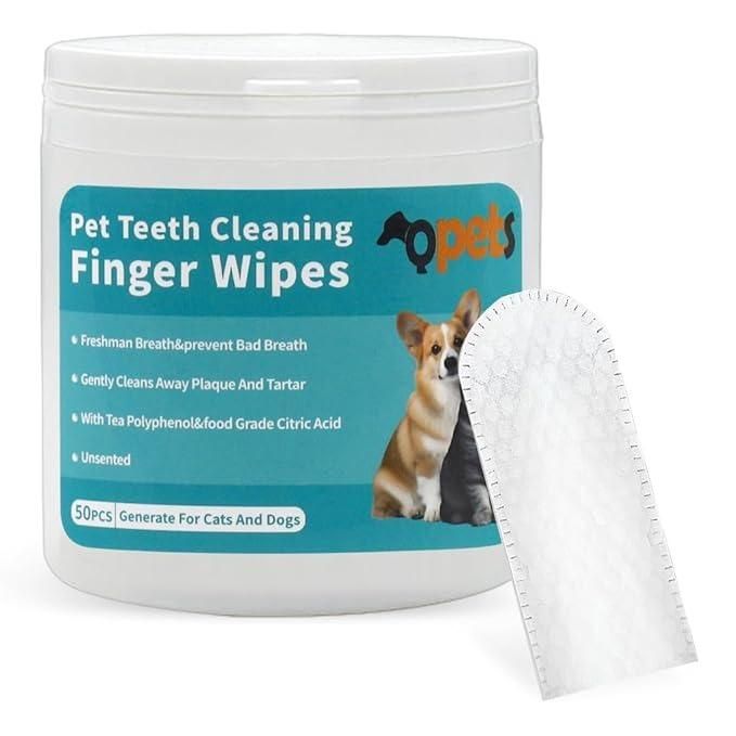 Disposable Dental Finger Wipes For Pets - REYNIXX