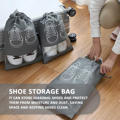 Shoe Bag - Transparent Window Portable Travel Dust-Proof Shoe Bags - REYNIXX