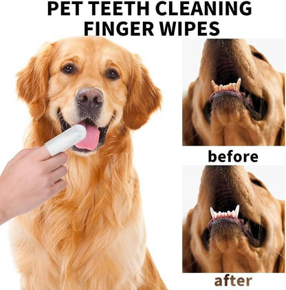Disposable Dental Finger Wipes For Pets - REYNIXX