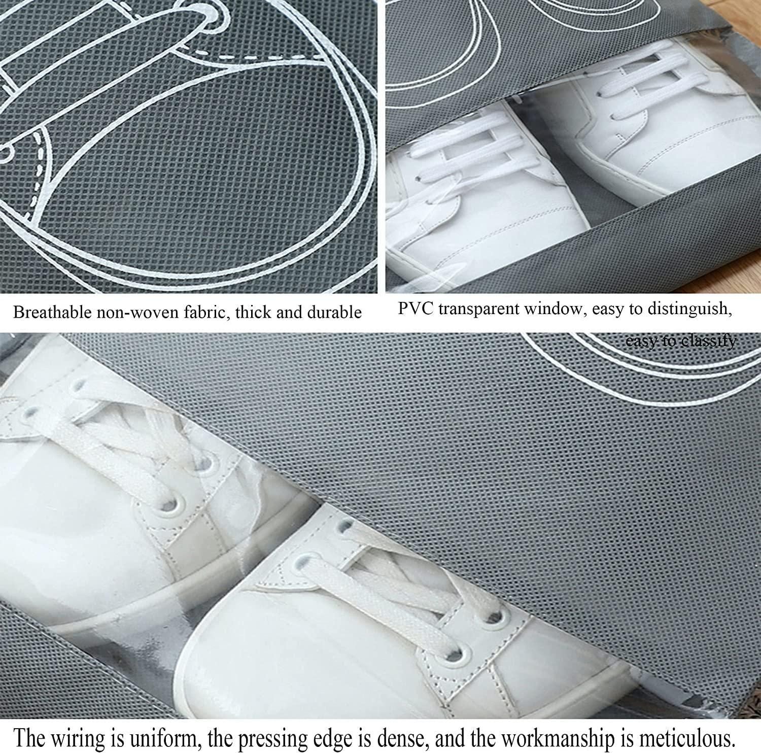 Shoe Bag - Transparent Window Portable Travel Dust-Proof Shoe Bags - REYNIXX