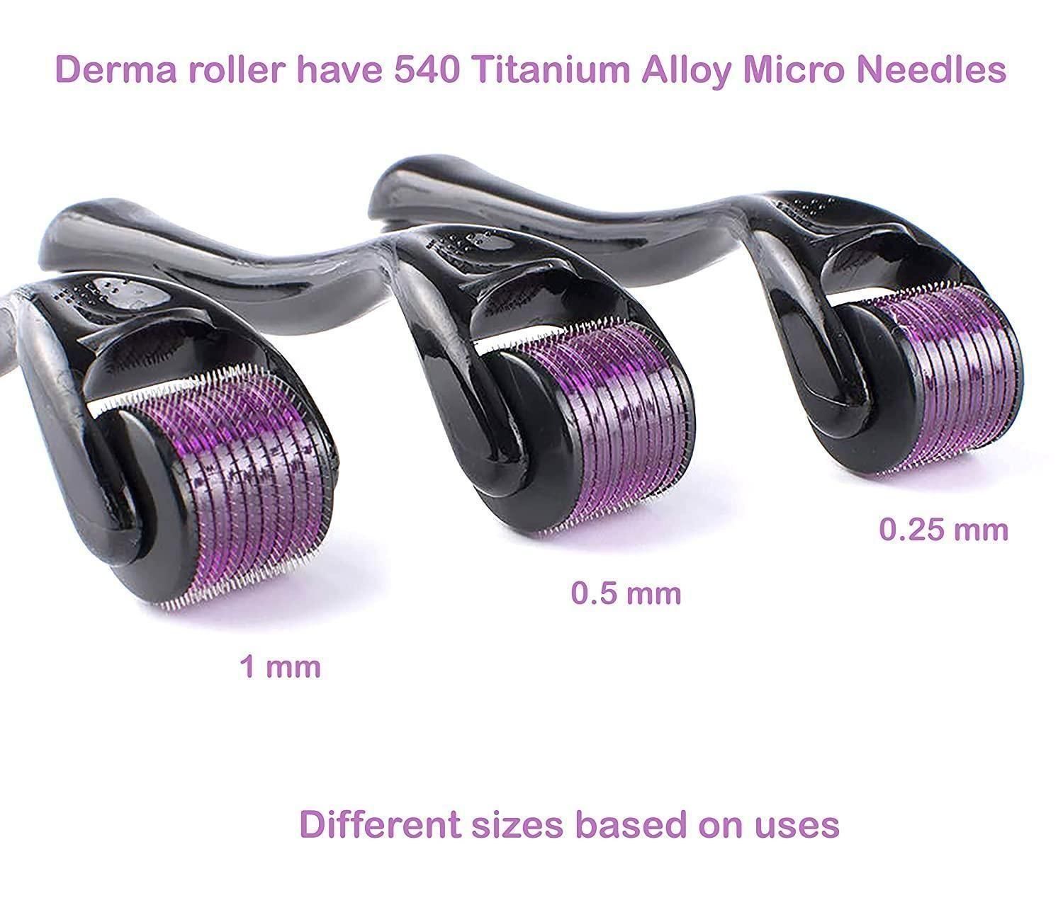 Derma Roller 0.5mm for hair regrowth for men/women - REYNIXX
