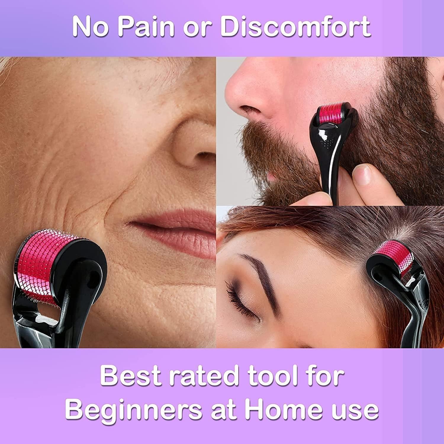 Derma Roller 0.5mm for hair regrowth for men/women - REYNIXX