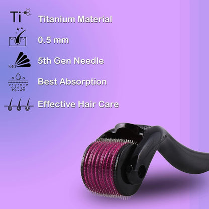 Derma Roller 0.5mm for hair regrowth for men/women - REYNIXX