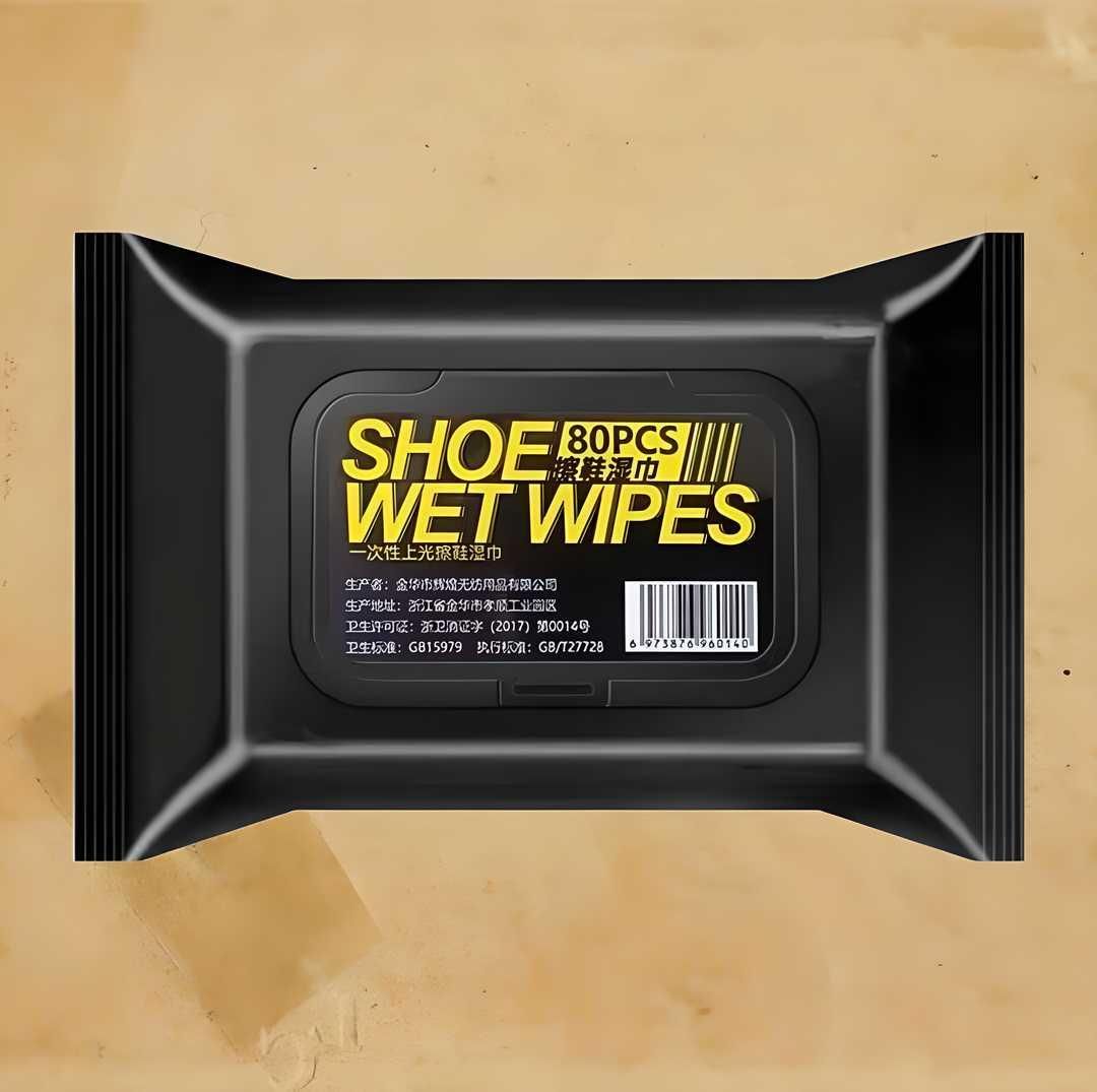 Natural Sneaker & Shoe Cleaner Wipes - 1 Packs of 80 - REYNIXX