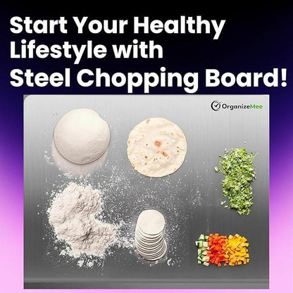 Premium Stainless Steel Chopping Board | MultiFunctional Steel Board