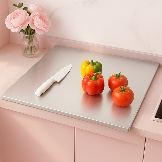 Premium Stainless Steel Chopping Board | MultiFunctional Steel Board