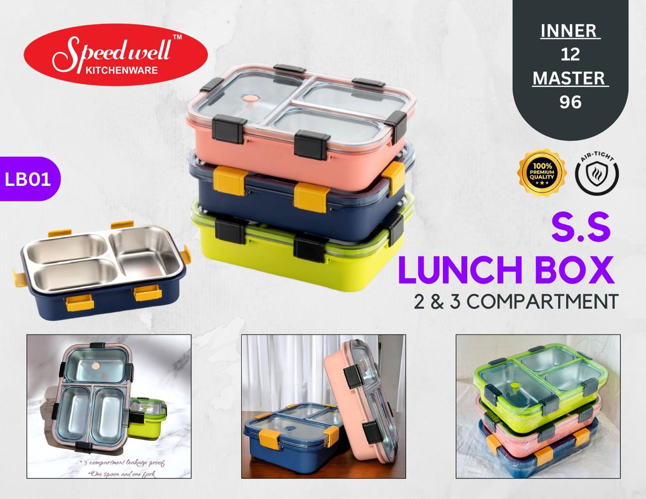 Stainless Steel Bento Lunch Box REYNIXX