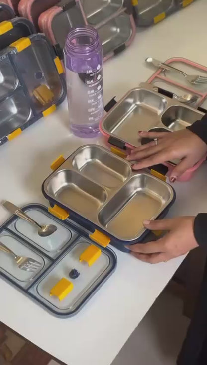 Stainless Steel Lunch Box | Easy Cleaning Dishwasher Safe