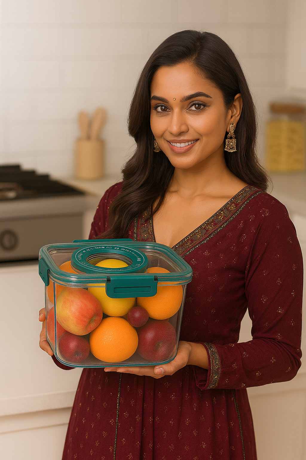 Time Tracking | Air Tight Food Storage Container | Set Date & Month | REYNIXX